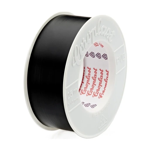 Coroplast ISOLATIEBAND OUDERDOMS-EN WEERBESTENDIG 30MMX25 METER ZWART