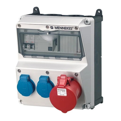 Mennekes AMAXX contactdoos combinatie 2 modules