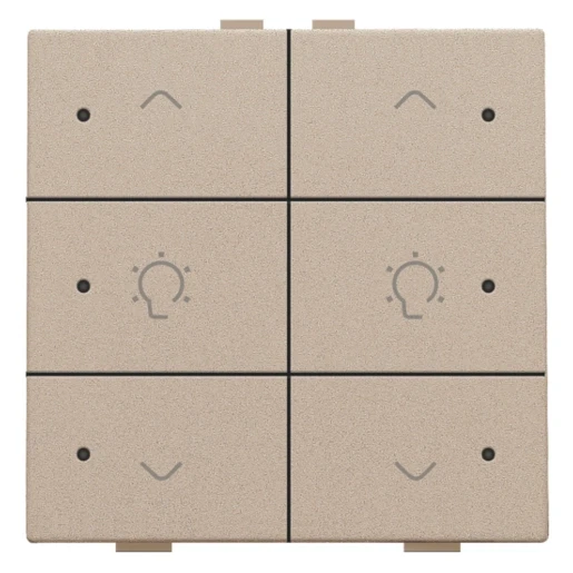 Niko Home Control Bediening dimming 6-voudig inbouw IP20 157-52046