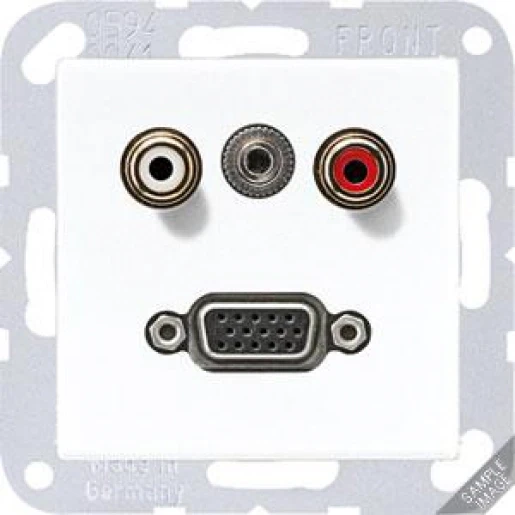 Jung AS range afdekking a(s)500 audio/jack/vga MAA1072