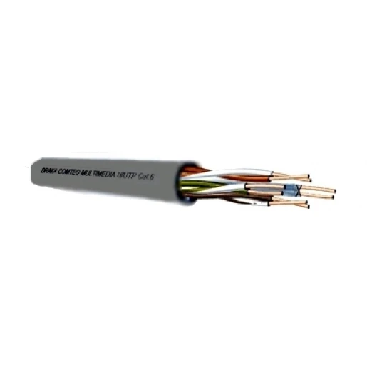 Draka UC400 HD CAT.6 U/UTP PVC GRIJS 4X2X0,54 AWG 122518D4
