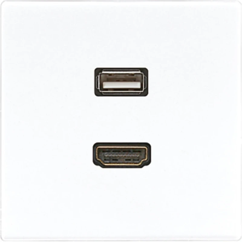 Jung LS range afdekking ls990 alpine wit hdmi/usb MALS1163WW