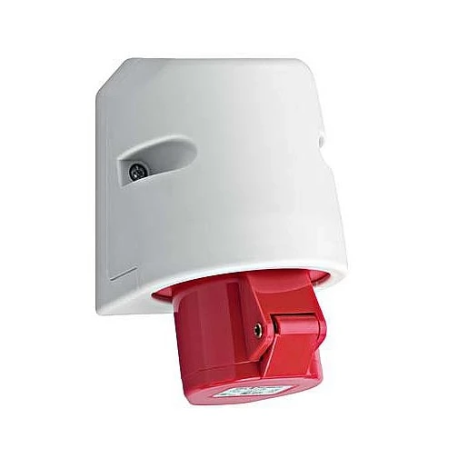 ABL 5p/16A/6h 400V CEE wandcontactdoos 139mm 15g IP44