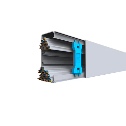 GGK FB kabelkanaal 2000x200x60mm PVC Bodemperforatie met deksel RAL 7030 1050G