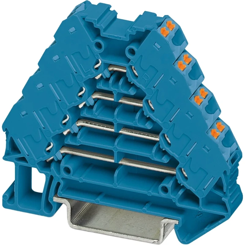 Phoenix Contact PTRV Verbindingsrijgklem 0,14-1,5mm² eendr. 0,14-1,5mm² meerdr. Blauw