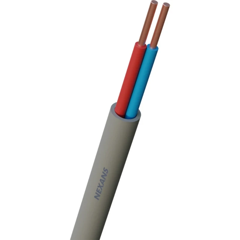 Nexans YR Dca S2 signaalkabel 2x0,8mm grijs - 100mtr