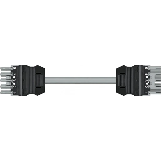 Wago SERIE 771 Patchkabel gebouwinstallatie 5p Contrastekker (female) Stekker 2000mm