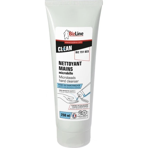Bizline Handreiniger met microkorrels in tube (afspoelen niet nodig) Handreiniger 250ml 751023