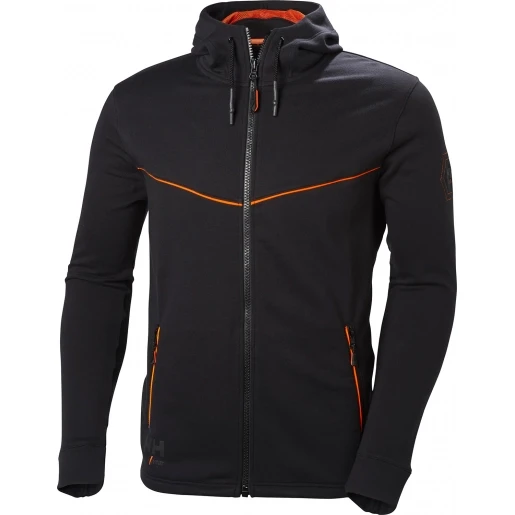 Bizline Sweatshirt met capuchon Evolution zwart maat s Heren BIZ 732297