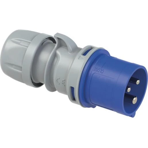 Bizline Rechte steker CEE EASY 16A 2P+T 200/250V IP44