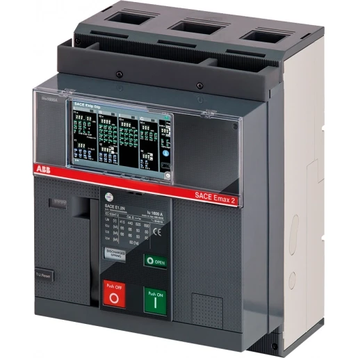 ABB Emax2 E1.2N Dip LI In=1600A Vast met vooraansluiting 3 polig