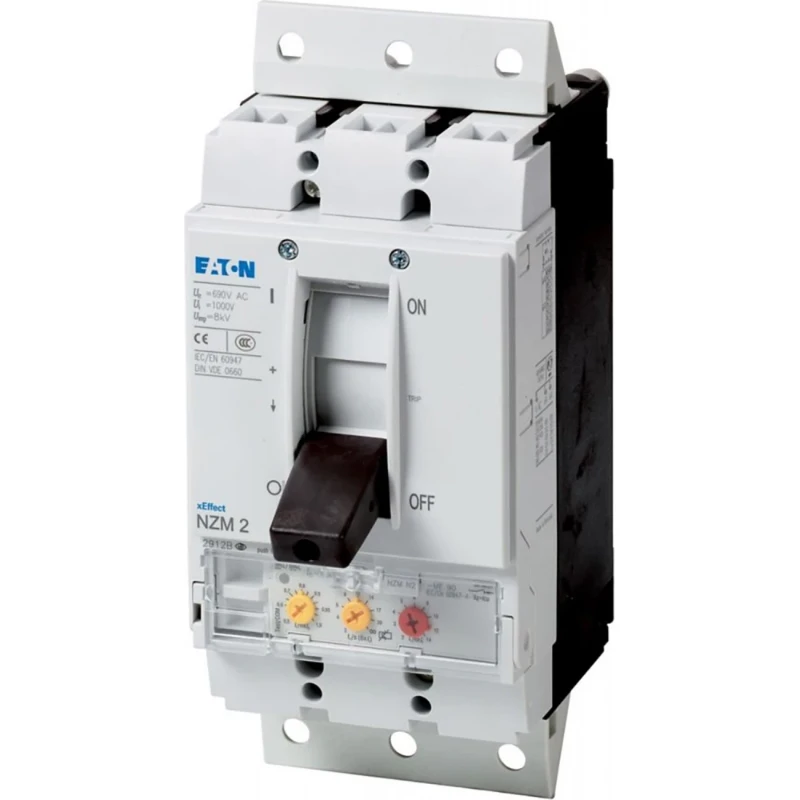 Eaton NZM2 150kA 3P 140A voor insteeksokkel IEC