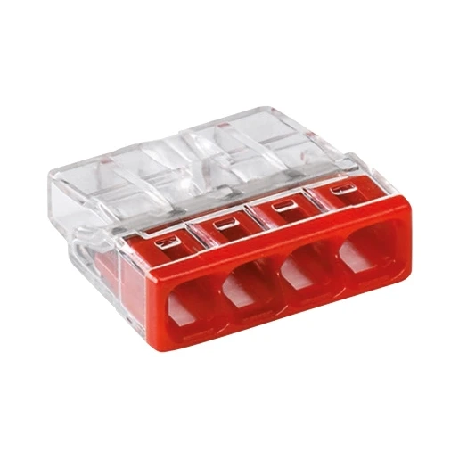 Wago Lasklem 4-voudig 2,5mm2 compact