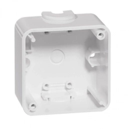 Peha Compacta Opbouwhuis zonder trekontlasting 1-voudig 1 module wit Horizontaal en verticaal 00603511