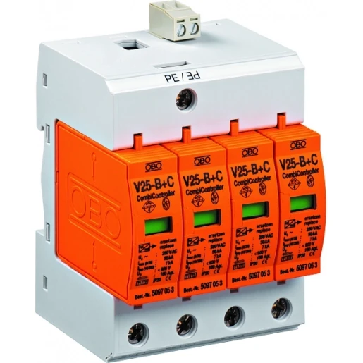 OBO Combicontroller v25 4-polig met optisch signaal 280v