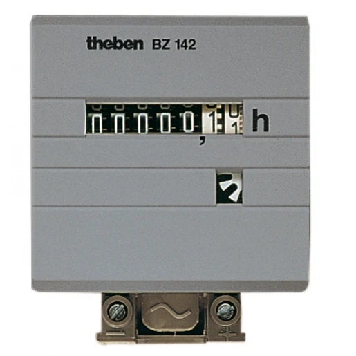 Theben Bz 142-3 bedrijfsurenteller met steeksokkel 10-80 v dc