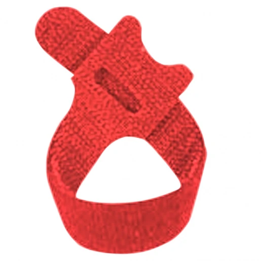 Gigamedia Klittenband 25x200 rood set 10 stuks