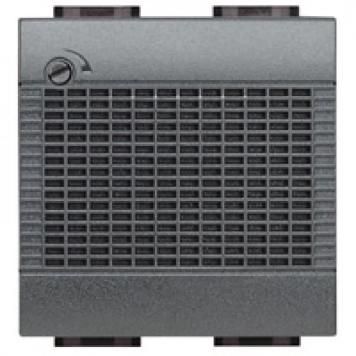 Bticino LivingLight Bel electrisch 3 tonen 2 modules 12V 5A 80dB AC/DC Zwart BTL4355/122Module
