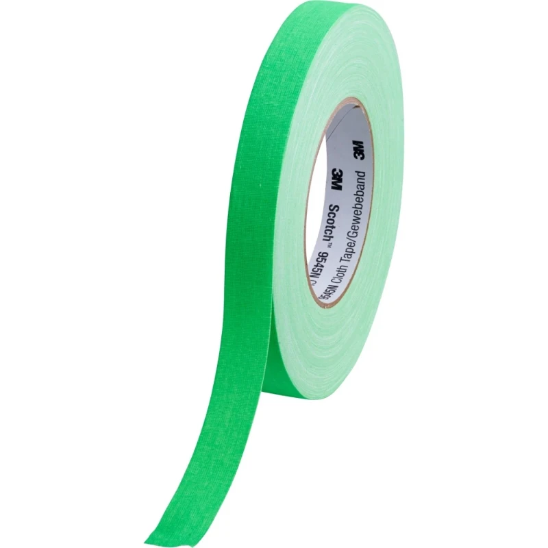 3M beschrijfbare textieltape neon groen 19mmx50m 1 per rol
