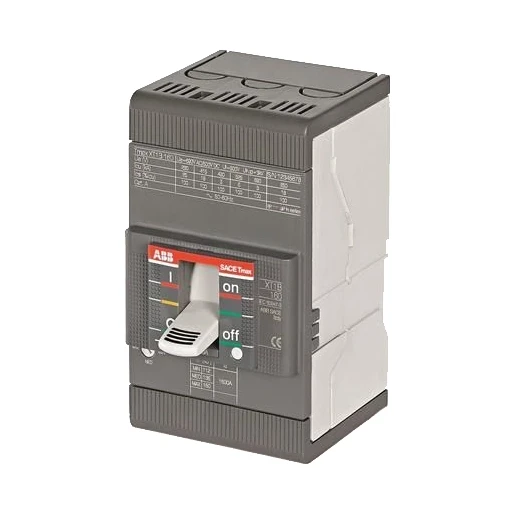 ABB Tmax XT1N 160/R160 3P vast met vooraansluiting instelbare therm. en v