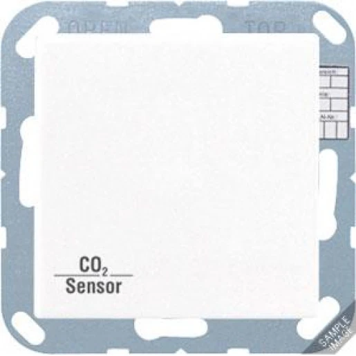 Jung AS range CO2-sensor wit inbouw CO2A2178