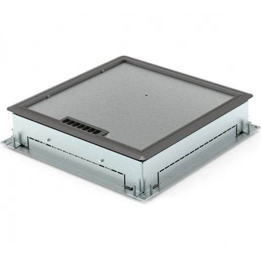 HPL Vloercontactdoos Combi50 Grijs IP20 3mm Vierkant 805.4010