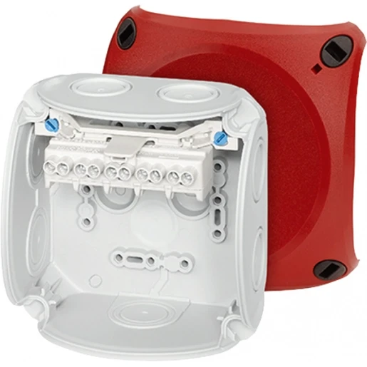 Hensel Kabeldoos IP66 BM2 1,5-4 mm² 5 polig M20/25 membranen Deksel Rood