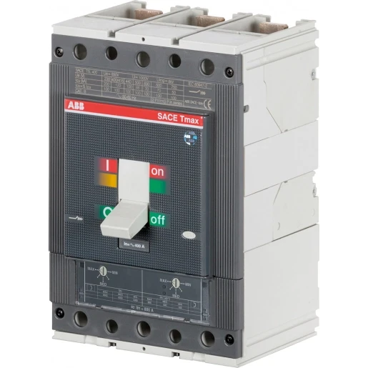 ABB TMAX T5L 400/R320 3P VAST MET VOORAANSLUITING INSTELBARE THERM./ MAG