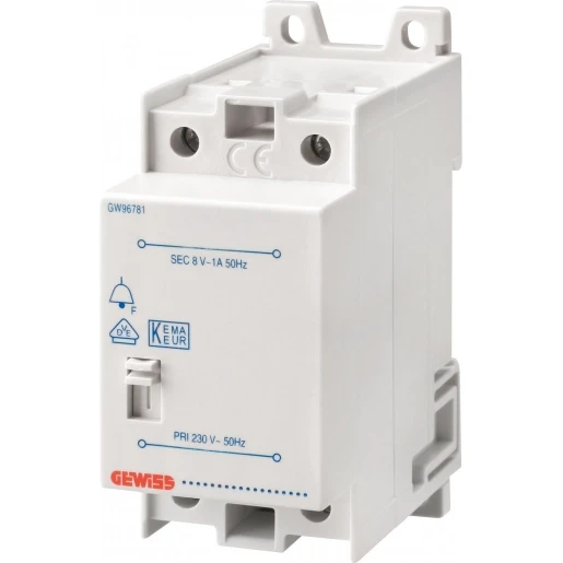 Gewiss 90 beltransformator 230V 8V GW96781