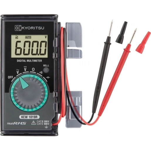 Kyoritsu Digitale multimeter robuuste zak uitvoering 600v ac/dc cat iii digitaal 01019r080a