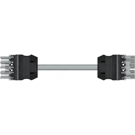 Wago SERIE 771 Patchkabel gebouwinstallatie 5p Contrastekker (female) Stekker 3000mm