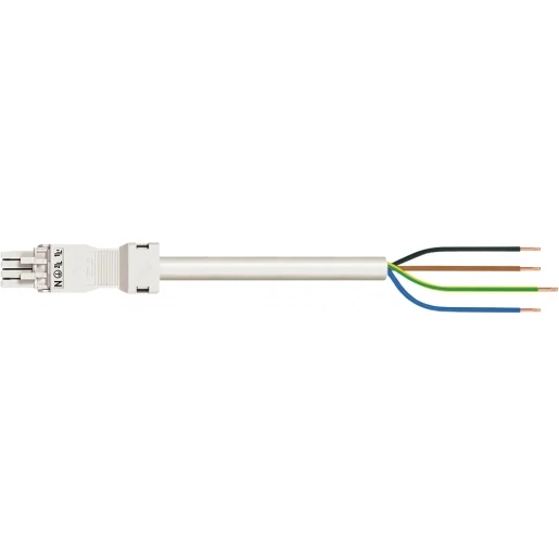 Wago SERIE 891 Patchkabel gebouwinstallatie 4p Contrastekker (female) Vrij kabeluiteinde 4000mm