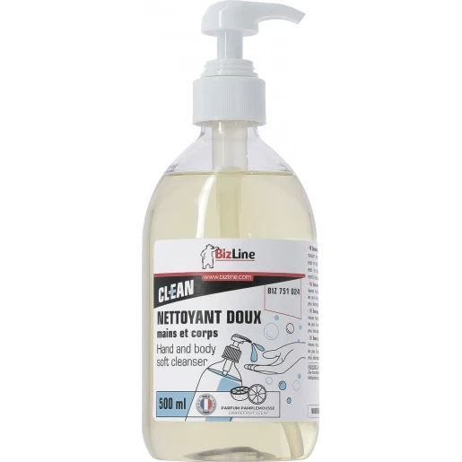 Bizline Milde reiniger voor handen haar en body (met pompje) 500ml 751024