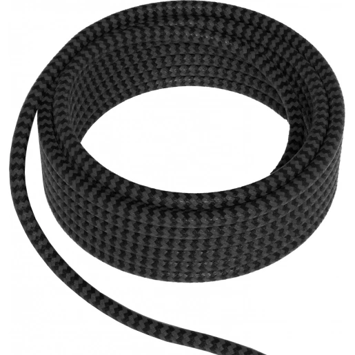 Calex Textile Cable 2x0.75mm 1.5m Black/Grey