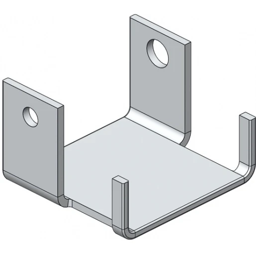 nVent Eriflex FleXbus HCBC Plaat met PE aansluiting 12,5mm Gat 1 18,5mm Gat 2