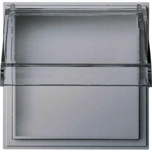 Gira TX_44 Adapterraam klapdeksel aluminium 040965