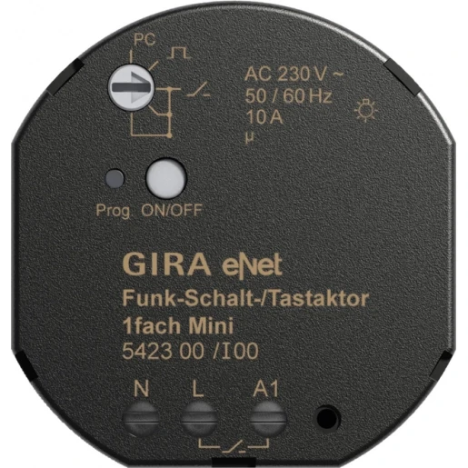 Gira Dr.l.sch.-/tastact. 1-v Mini eNet