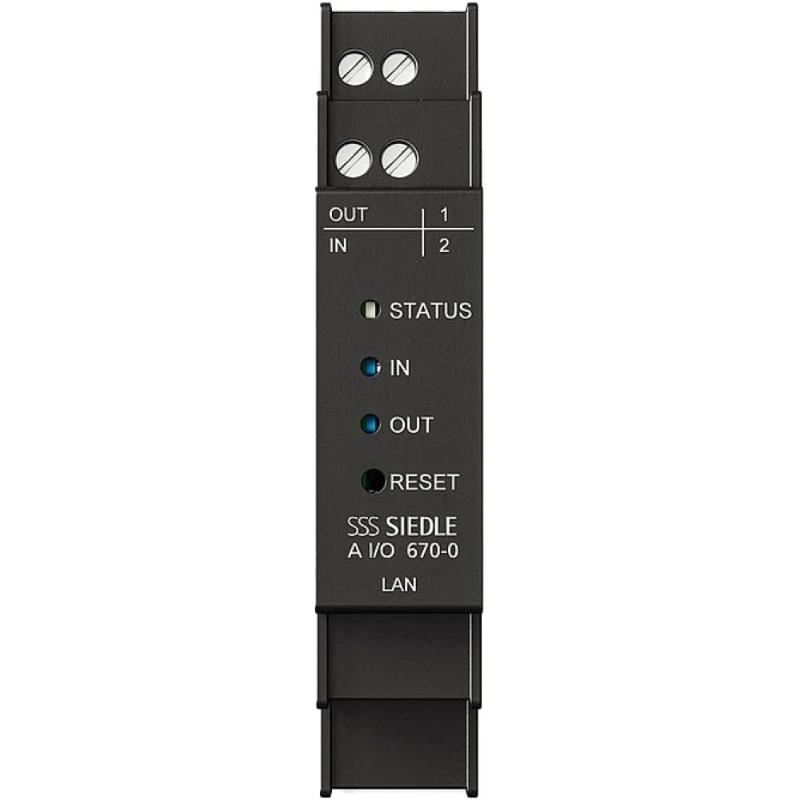 Siedle IP schakelactuator voor Access Zwart