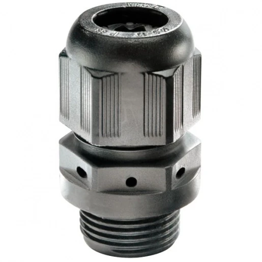 Wiska VENTGLAND Wartel M25 Zwart 9/17mm Kunststof
