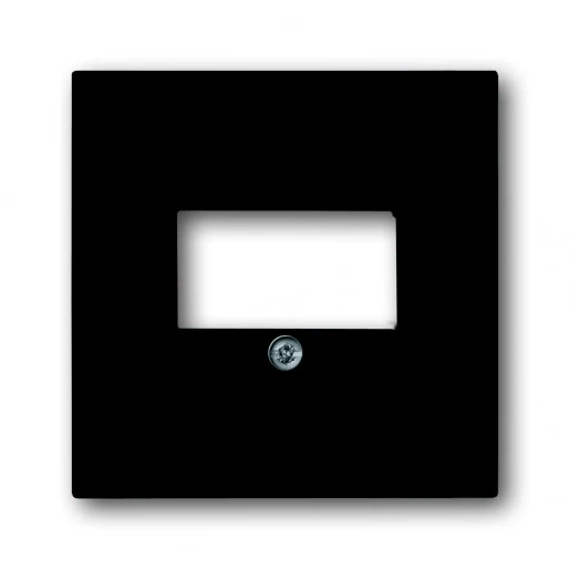 ABB Busch-Jaeger Future, Axcent, Carat Centraalplaat TAE/USB Centraalplaat 1 connector Zonder label zwart 2CKA001710A3903
