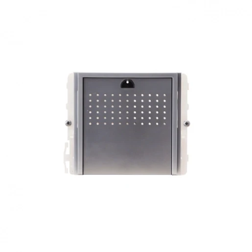 Comelit Ikall Metalen module zonder knop audiomodule aluminium/kunststof RVS 33400M