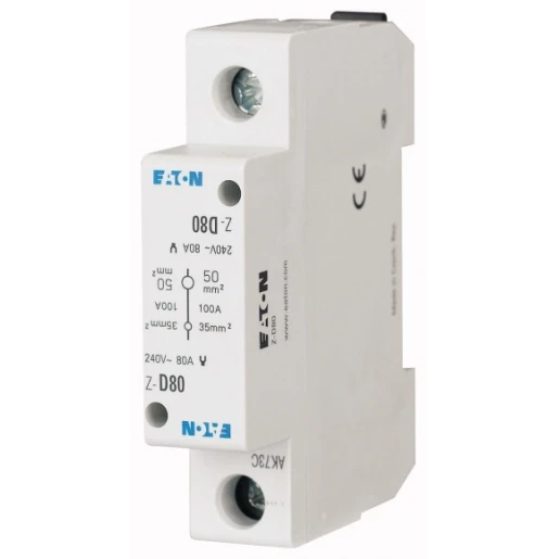 Eaton Verbindingsrijgklem z 240vac 125a soepel 1-50 mm2 omegarail 35/15