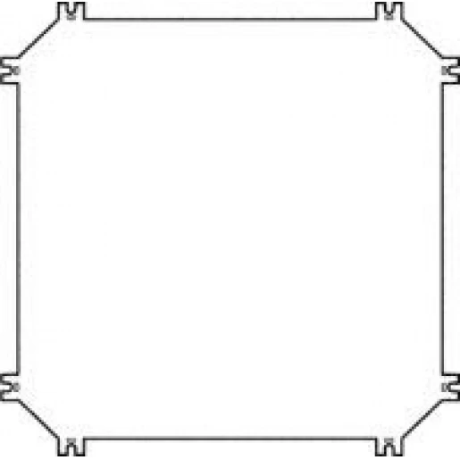 Eaton Montageplaat staal verzinkt D=3mm voor kast CI48