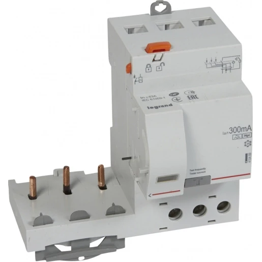 Legrand DX3 AARDLEKBLOK 3P 63A TYPE HPI 300MA