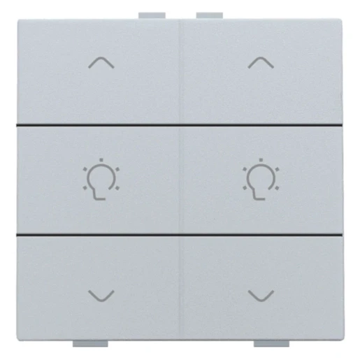 Niko Home Control Bediening dimming 6-voudig inbouw IP20 121-51046