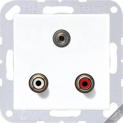 Jung A range afdekking a500 audio/jack MAA1011ANM