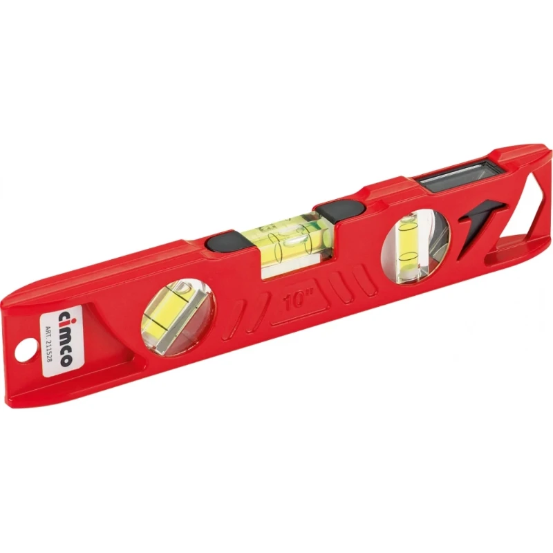 Cimco Waterpas 250mm 3 libellen Aluminium 211528