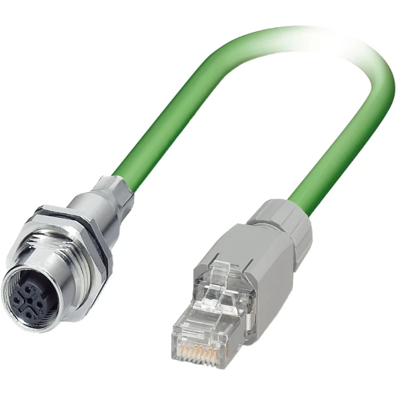 Phoenix Contact VS Patchkabel twisted pair M12FSBPS-93B M12 RJ45 8(4) CAT5 0.5m IP20 1404367