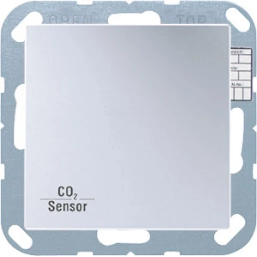 Jung A range CO2-sensor aluminium inbouw CO2A2178AL