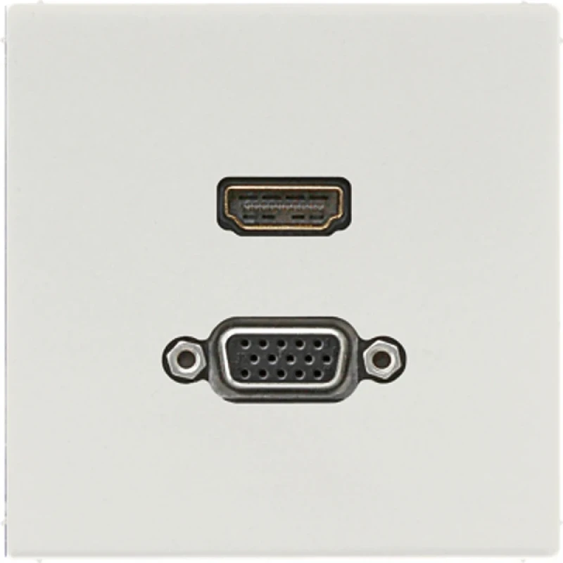 Jung LS range afdekking ls990 licht grijs hdmi/vga MALS1173LG